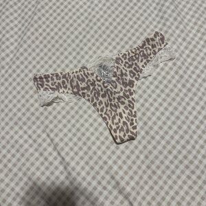 Victoria's Secret Animal Print Lace Panty